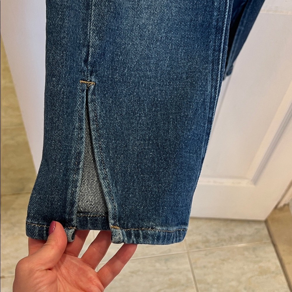 We The Free People Dark Blue Flare Jeans - Picture 2 of 8